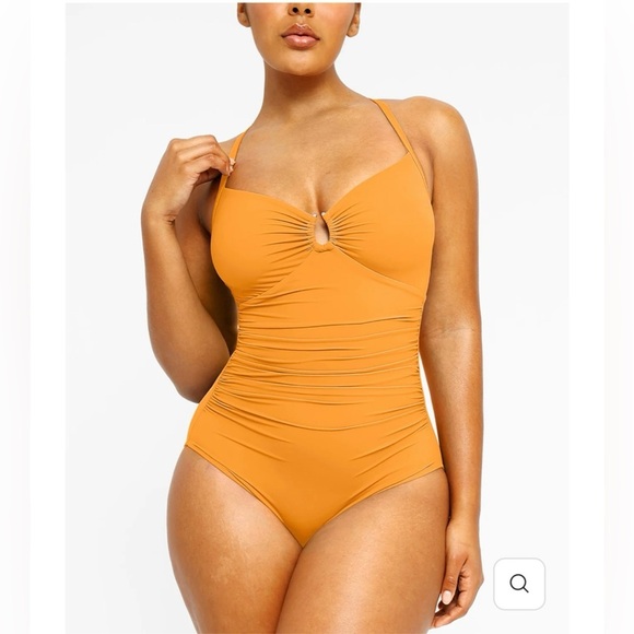 SHAPELLX  Smart Sculpt U-Ring Cut Out Shaping Swimsuit - Picture 1 of 10